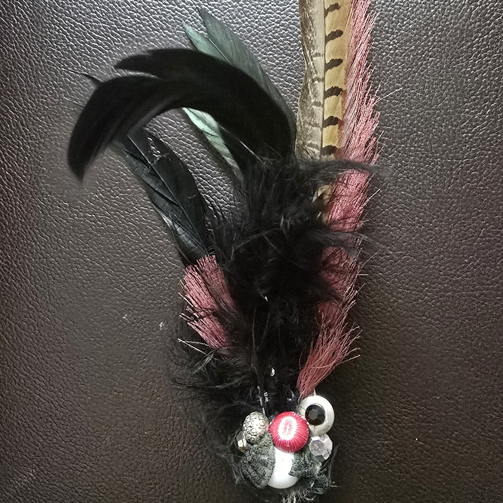 Feathered Hair Clip
